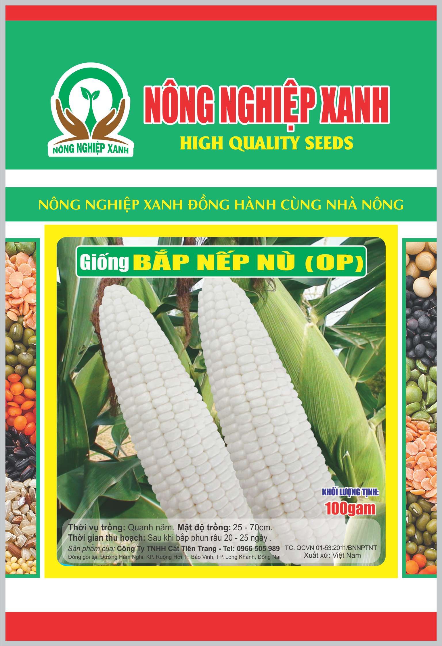 Hạt Giống Bắp Nếp Nù (bắp ngô) - Công ty TNHH Cát Tiên Trang